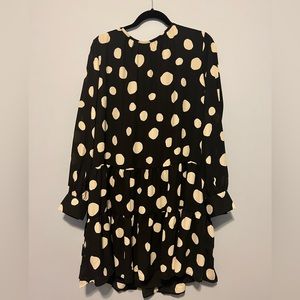 NWT Who What Wear polka dot mini dress